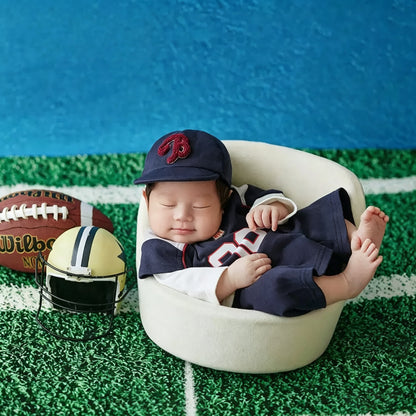 Avezano Newborn Rugby Theme Sports Photography Prop Set