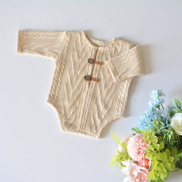Avezano Knitted Romper For Newborn Photography