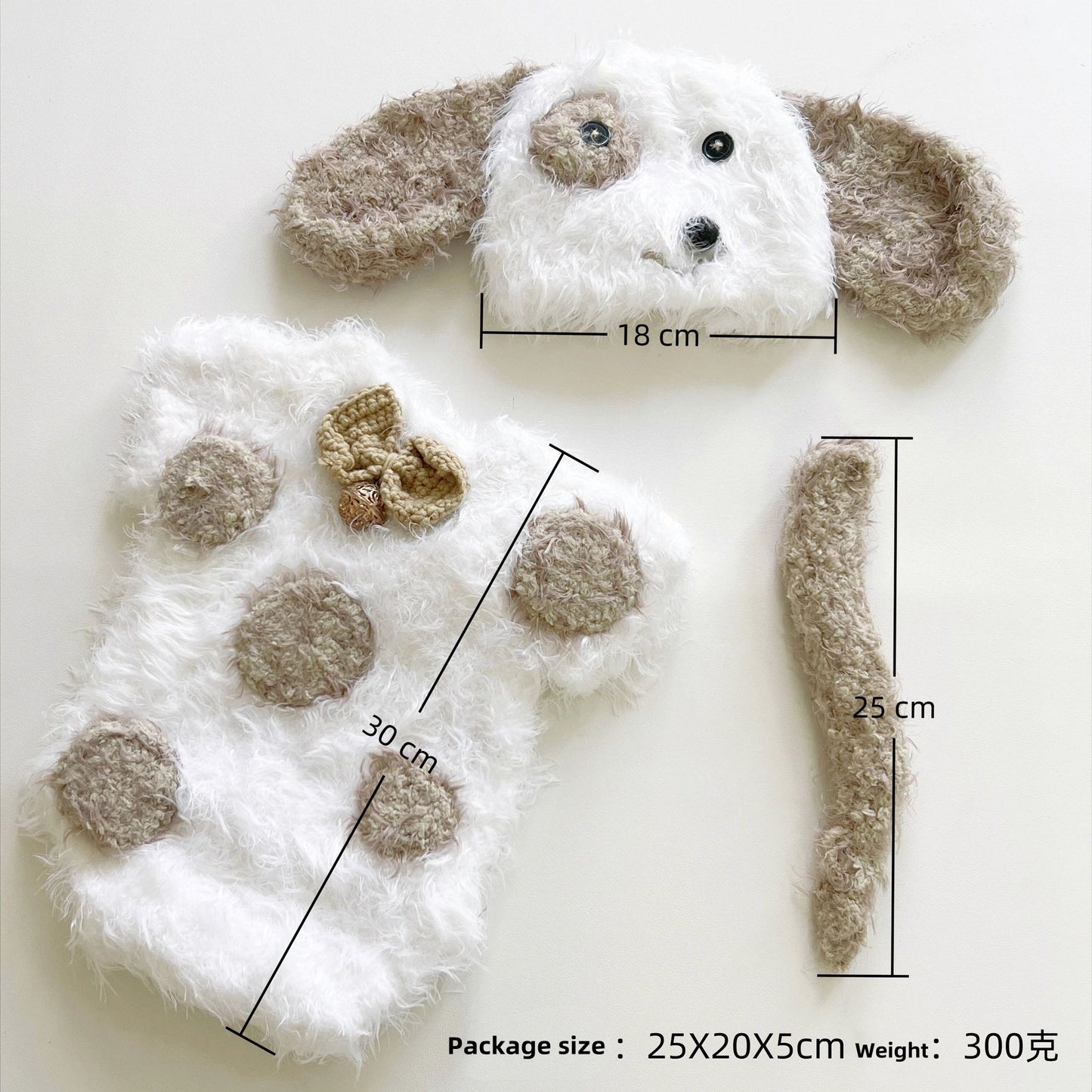 Avezano Cartoon Animal Crochet Outfit Set Newborn Baby Photo Props