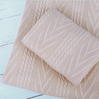 Avezano Knitted Cable Newborn Photography Blanket Photo Prop
