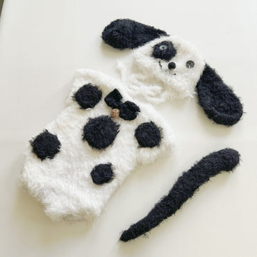 Avezano Cartoon Animal Crochet Outfit Set Newborn Baby Photo Props
