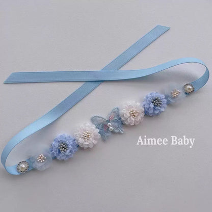 Avezano Ballet Floral Newborn Headband Photography Prop