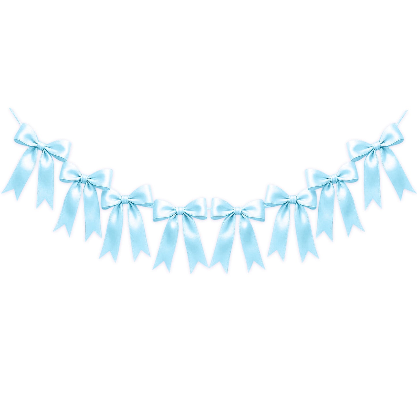 Avezano Solid Color Satin Bows Baby Shoot Decor Props