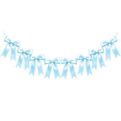 Avezano Solid Color Satin Bows Baby Shoot Decor Props