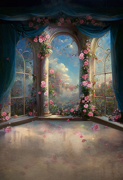 VIP Clearance Sale Avezano Spring Floral archway Photography Backdrop