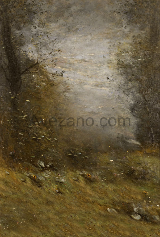 Avezano Forest The Wind Oil Painting Style Photography Backdrop-AVEZANO