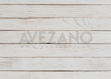 Avezano White Wood Floor Texture Backdrop for Portrait Photography-AVEZANO