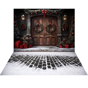 Ensemble de 2 décorations pour sapin de Noël et couronne Avezano