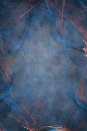 Avezano Blue Gauze Texture Abstract Fine Art Photography Backdrop