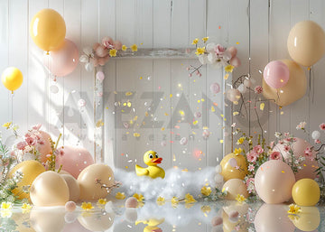 Avezano Baby bathroom balloons Photography Background