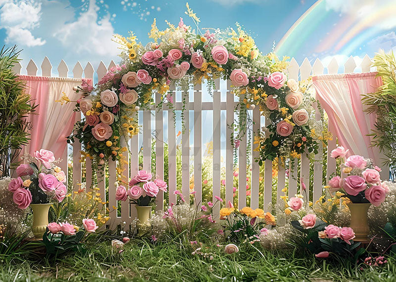Avezano Spring Backdrop For Photograhy Custom Photo Backdrop