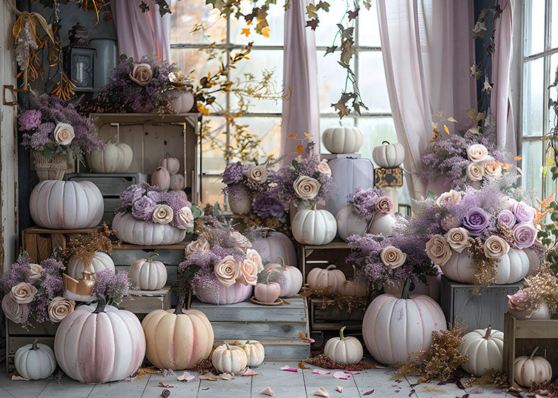 Avezano Purple Pumpkin Window Screen Mother&