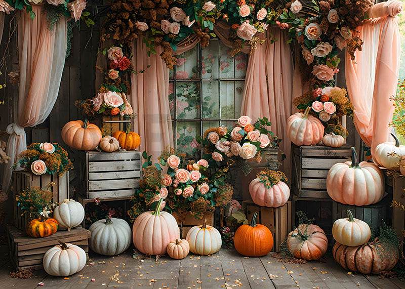 Avezano Flesh Pink Flower Arch Mother's Day Photography Backdrop