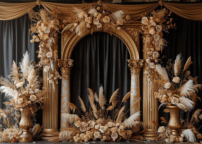 Avezano Fine Bohemian Carvings Arch  Photography Backdrop