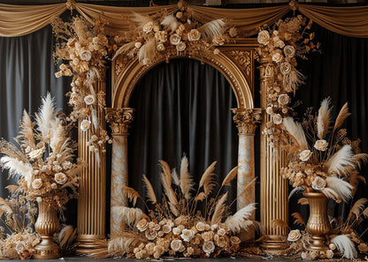 Avezano Fine Bohemian Carvings Arch  Photography Backdrop