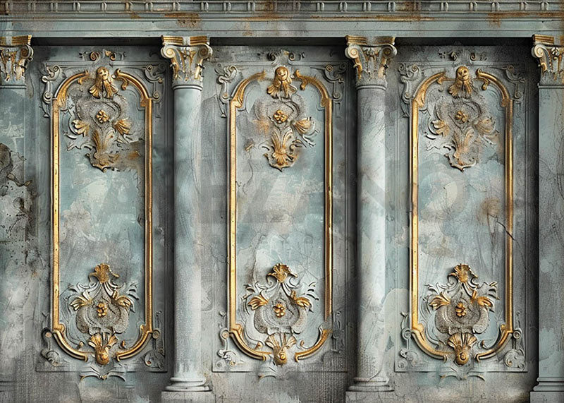 Avezano Les murs sont une toile de fond photographique magnifiquement sculptée