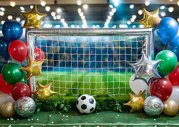 Avezano Football Party for Kids Photography Background
