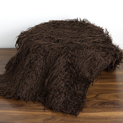 Avezano Long Fur Newborn Photography Blanket Prop