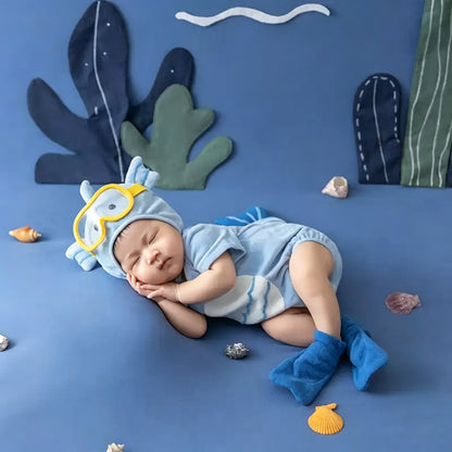 Avezano Underwater World Fish Shape Theme Photography Prop Set
