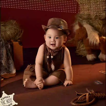 Avezano Western Cowboy Themed Clothing and Props for Photography