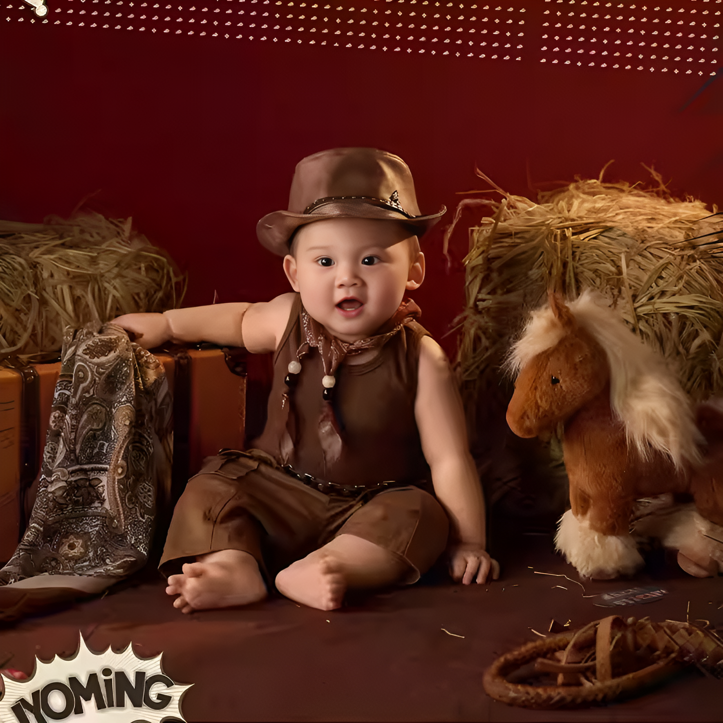 Avezano Western Cowboy Themed Clothing and Props for Photography