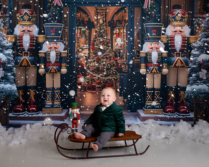 Avezano Christmas Sshop Snow Photography Backdrop