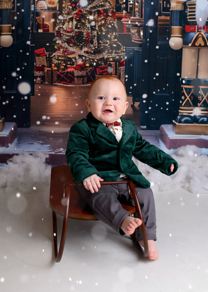 Avezano Christmas Sshop Snow Photography Backdrop
