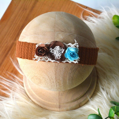 Avezano Floral Newborn Headband Photography Prop