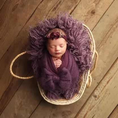 Avezano Newborn Knit Butterfly Swaddle Photography Wrap
