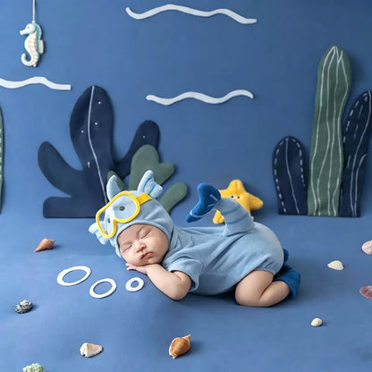 Avezano Underwater World Fish Shape Theme Photography Prop Set