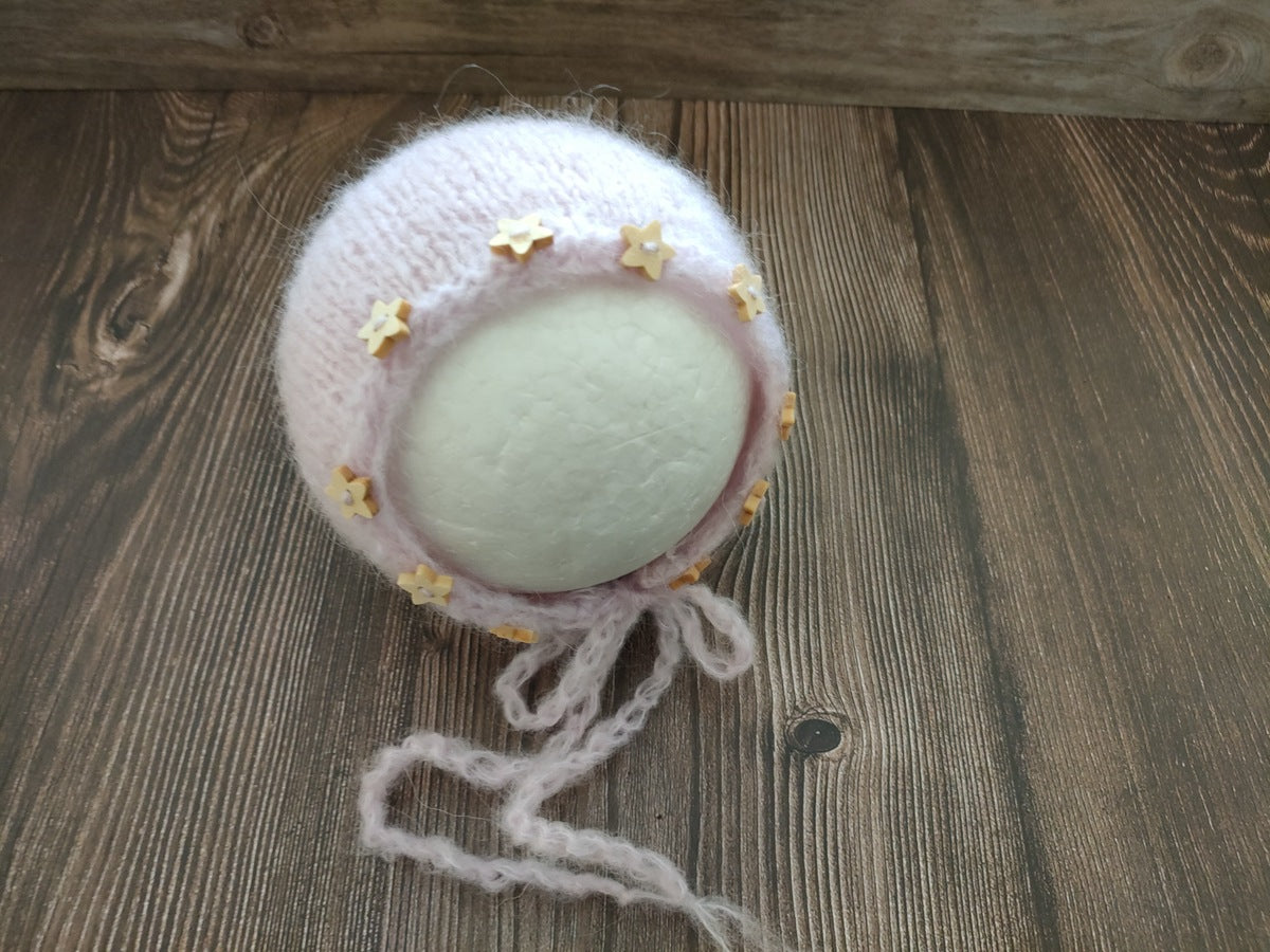 Avezano Newborn Mohair Star Hat Photography Prop