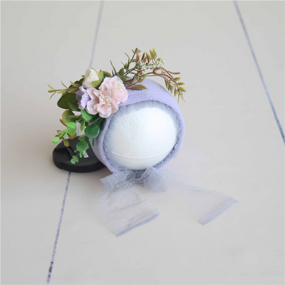 Avezano Newborn Flower Hat and Berry Bonnet Photo Prop