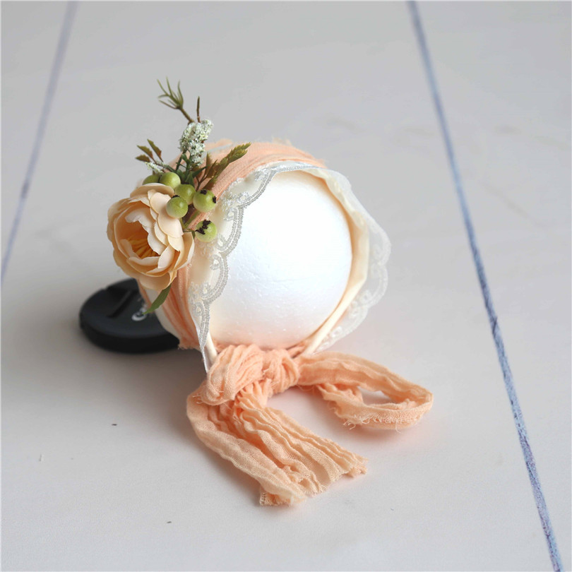 Avezano Newborn Flower Hat and Berry Bonnet Photo Prop