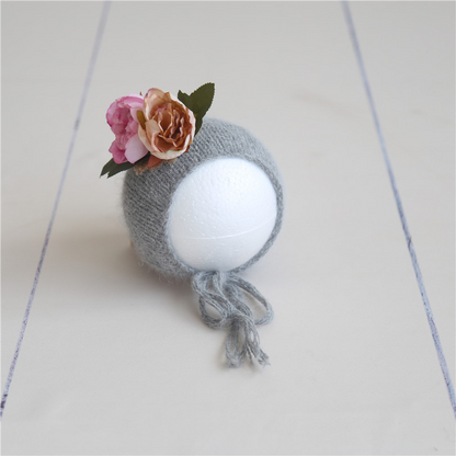 Avezano Newborn Flower Hat and Berry Bonnet Photo Prop