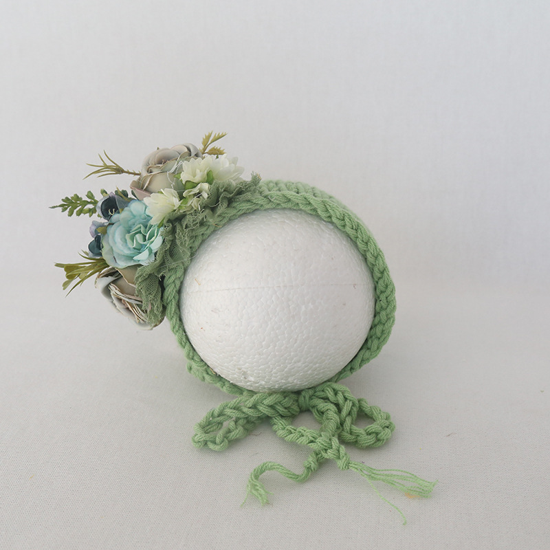 Avezano Newborn Flower Hat and Berry Bonnet Photo Prop