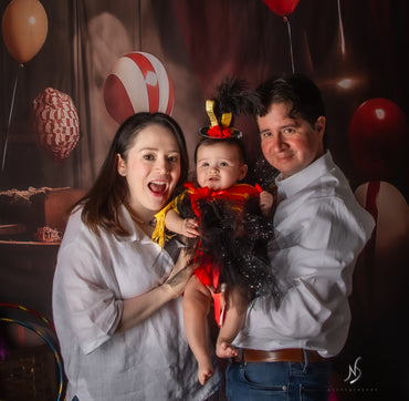 Avezano Indoor Balloon Birthday Party Photography Background