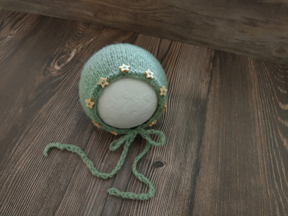Avezano Newborn Mohair Star Hat Photography Prop