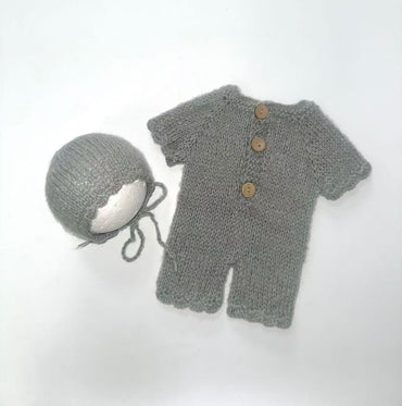 Avezano Knit Newborn Photography Outfit Set