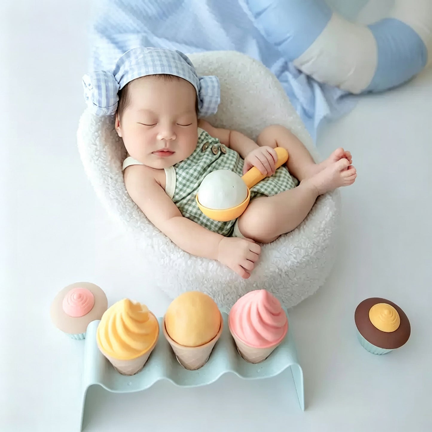 Avezano Summer Newborn Swimsuit Photography Prop Set
