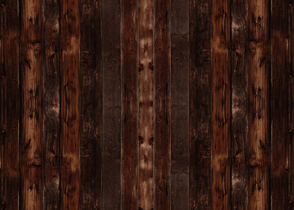 VIP Clearance Sale Avezano Dark Brown Wood Plank Photography Backdrop