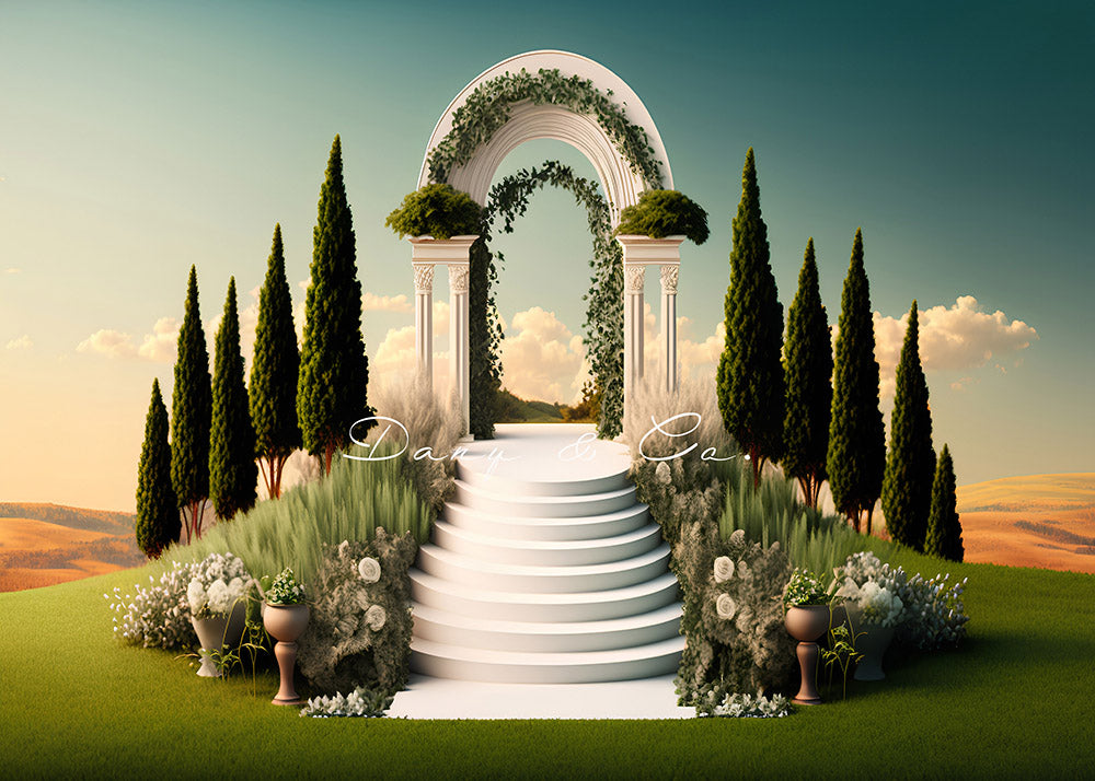 Avezano Spring Arch Photography Backdrop Designed By Danyelle Pinnington-AVEZANO
