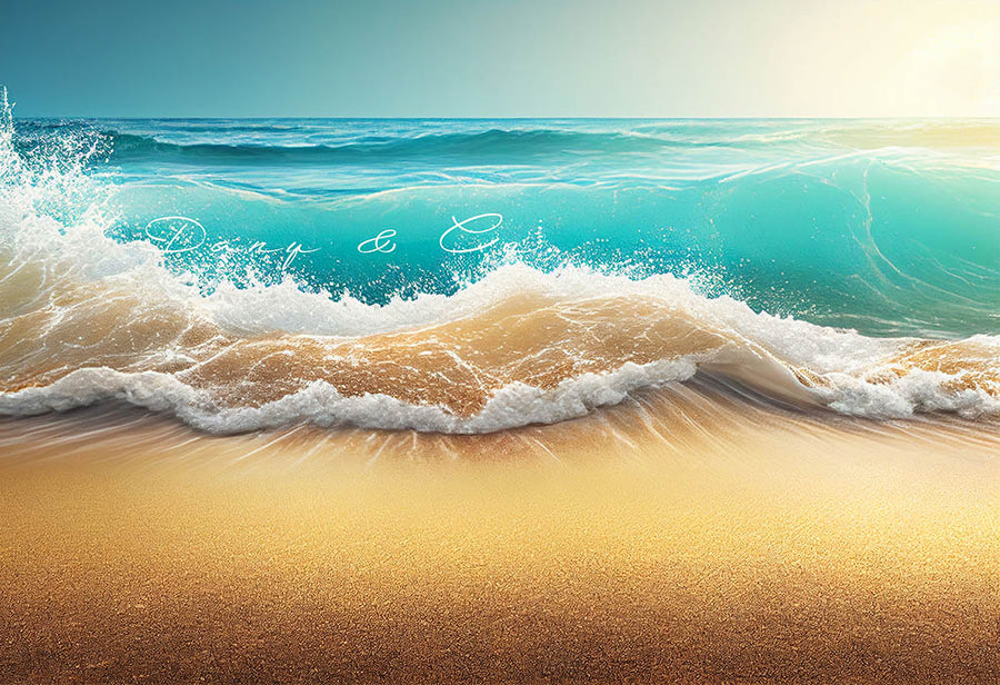 Avezano Summer Wave Beach Photography Backdrop Designed By Danyelle Pinnington-AVEZANO