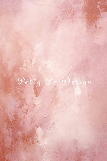 Avezano Pink Abstract Portrait Photography Backdrop Designed By Polly Ro Design-AVEZANO