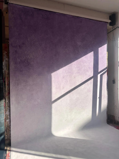 Avezano Purple Gradient Texture Hand Painted Canvas Photography Backdrop