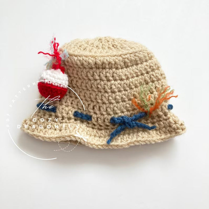 Avezano Crochet Newborn Fishing Photo Prop Outfit Set
