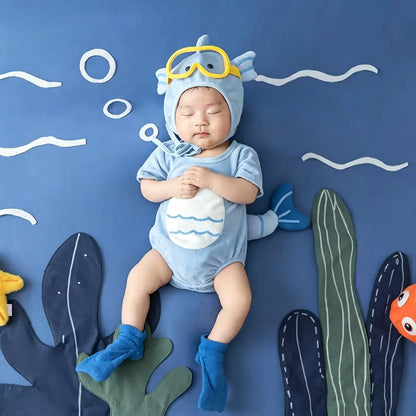Avezano Underwater World Fish Shape Theme Photography Prop Set