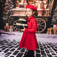 Avezano Christmas Wagon Gift Photography Backdrop