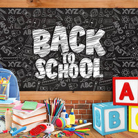 Avezano Back to School Season Blackboard 2 pcs Set Backdrop