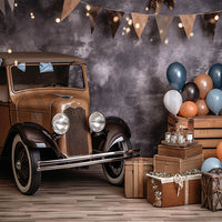 Avezano Car Children's First Birthday Party Photography Background-AVEZANO
