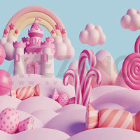 Avezano Lollipop World Castle Background Photography Background-AVEZANO